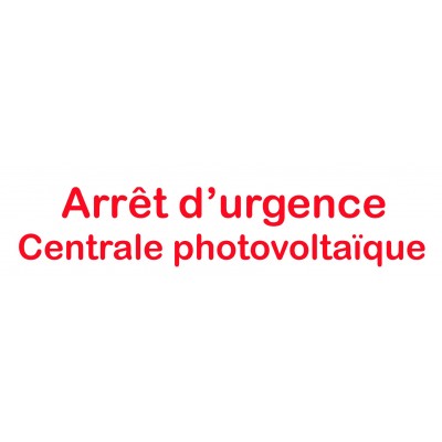 Arrêt d'Urgence Centrale...